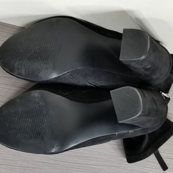 Steve Madden Edit Bootie, Black Textile, Womens Size 7.5 M - Picture 9 of 10